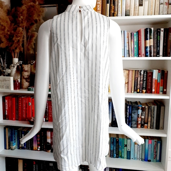 Sweet wonderer White Striped Mini Dress - Picture 4 of 8